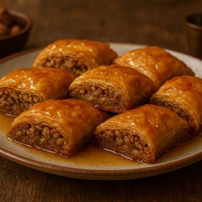 Baklava Harari – Blätterteiggebäck mit Nüssen aus Harar