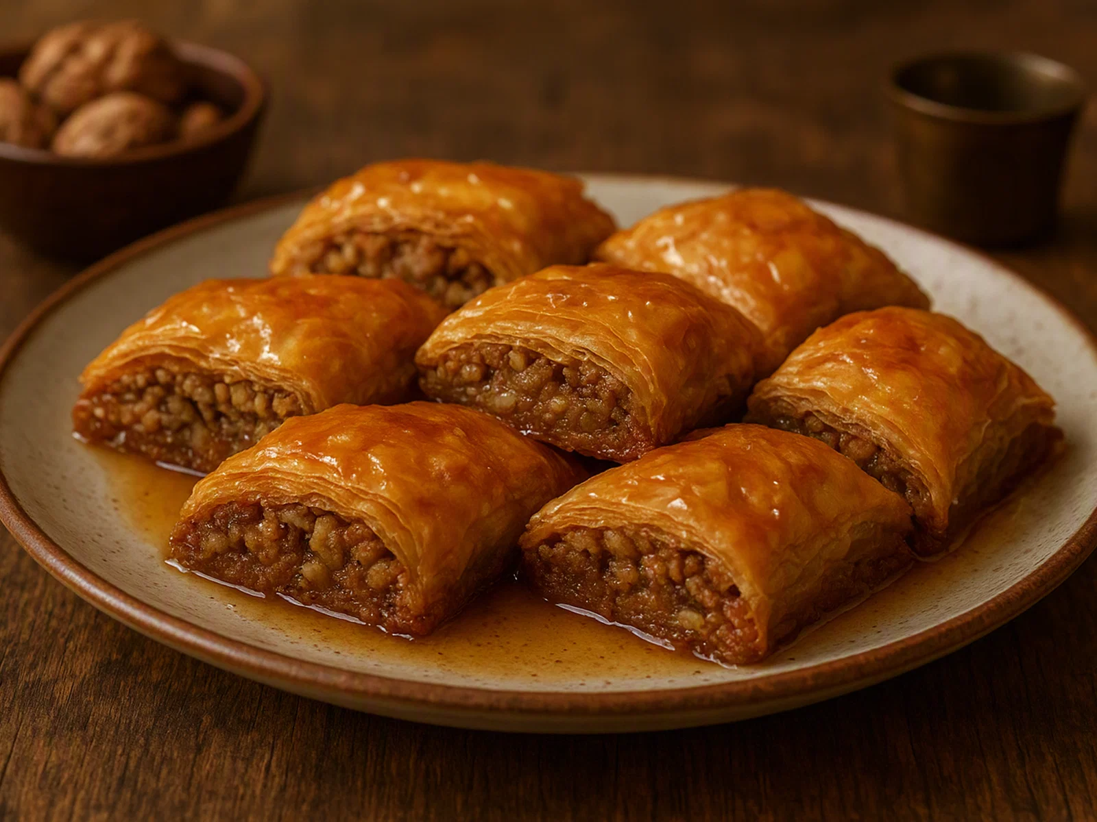 Baklava Harari – Blätterteiggebäck mit Nüssen aus Harar